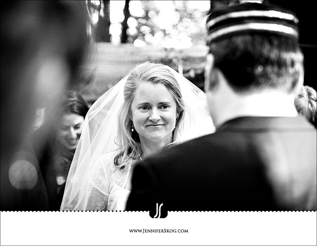 Bride faces her groom in redwood grove - Redwood Regional Park - Oakland Wedding