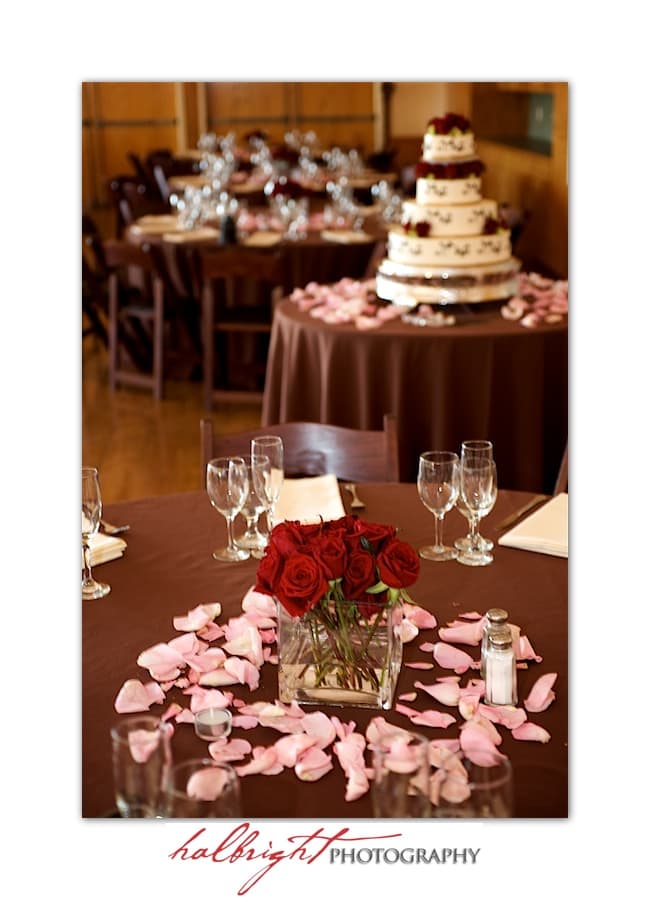 Wedding Decor - Wedding Cake - Wedding Table Design - Oakland Wedding - Joaquin Miller Park and Community Center