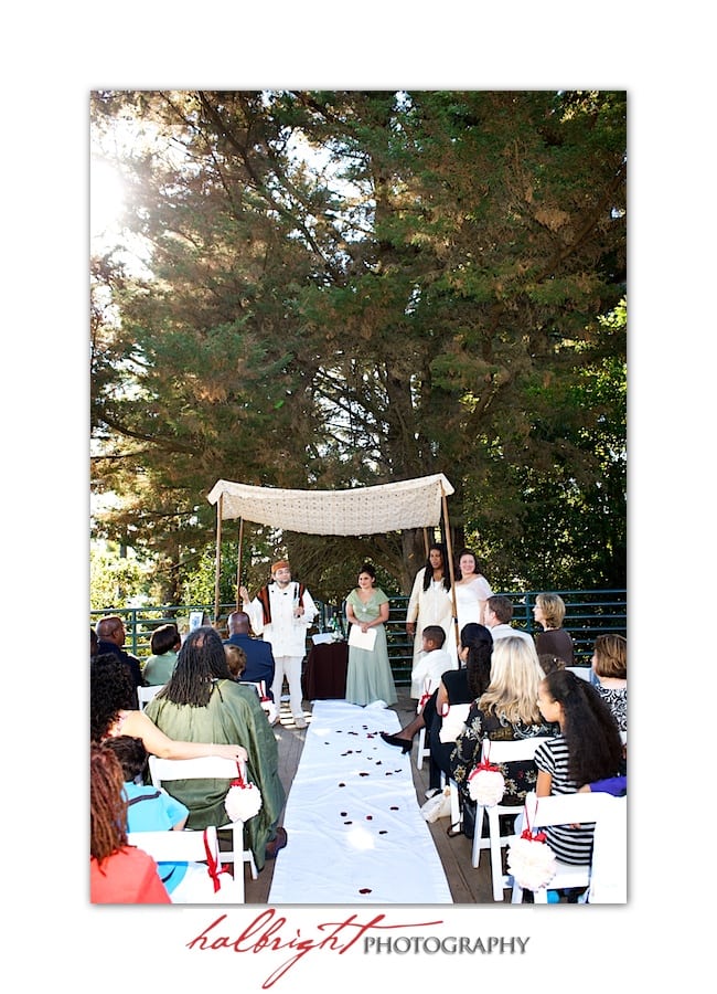 Wedding Ceremony - Rabbi David Cooper - LGBT Wedding - Joaquin Miller Park and Community Center - Oakland Wedding