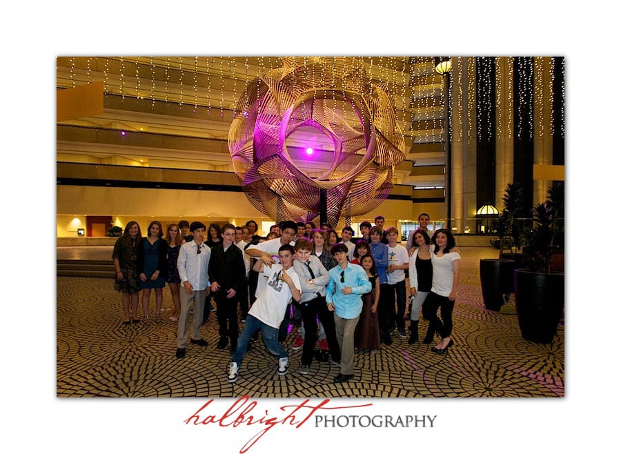bar mitzvah with his friends | San Francisco Marriott Marquis