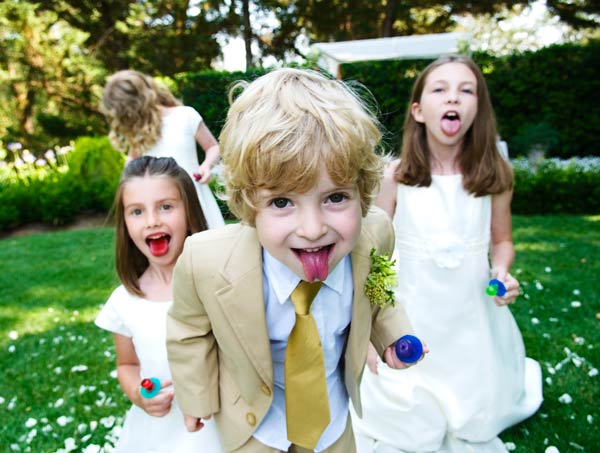 Kids playing - Healdsburg - Madrona Manor Wedding