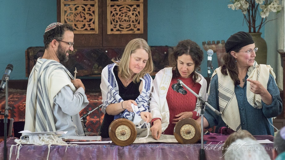 Janie joined by Danielle Salzman, reads from the Torah | B'nai Mitzvah - Chochmat Halev - Berkeley