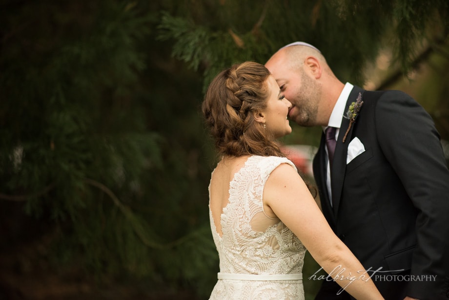 bride and groom kiss at brazilian room wedding - tilden park - berkeley 