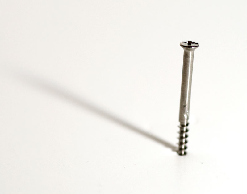 The screw that was in my left big toe until this Thursday!