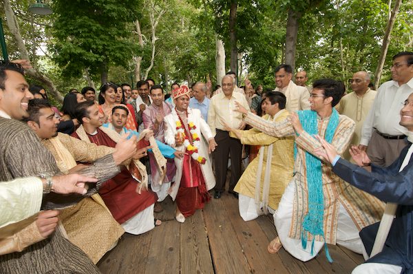 Groom Makes his entrance - Gilroy Gardens - Indian Wedding